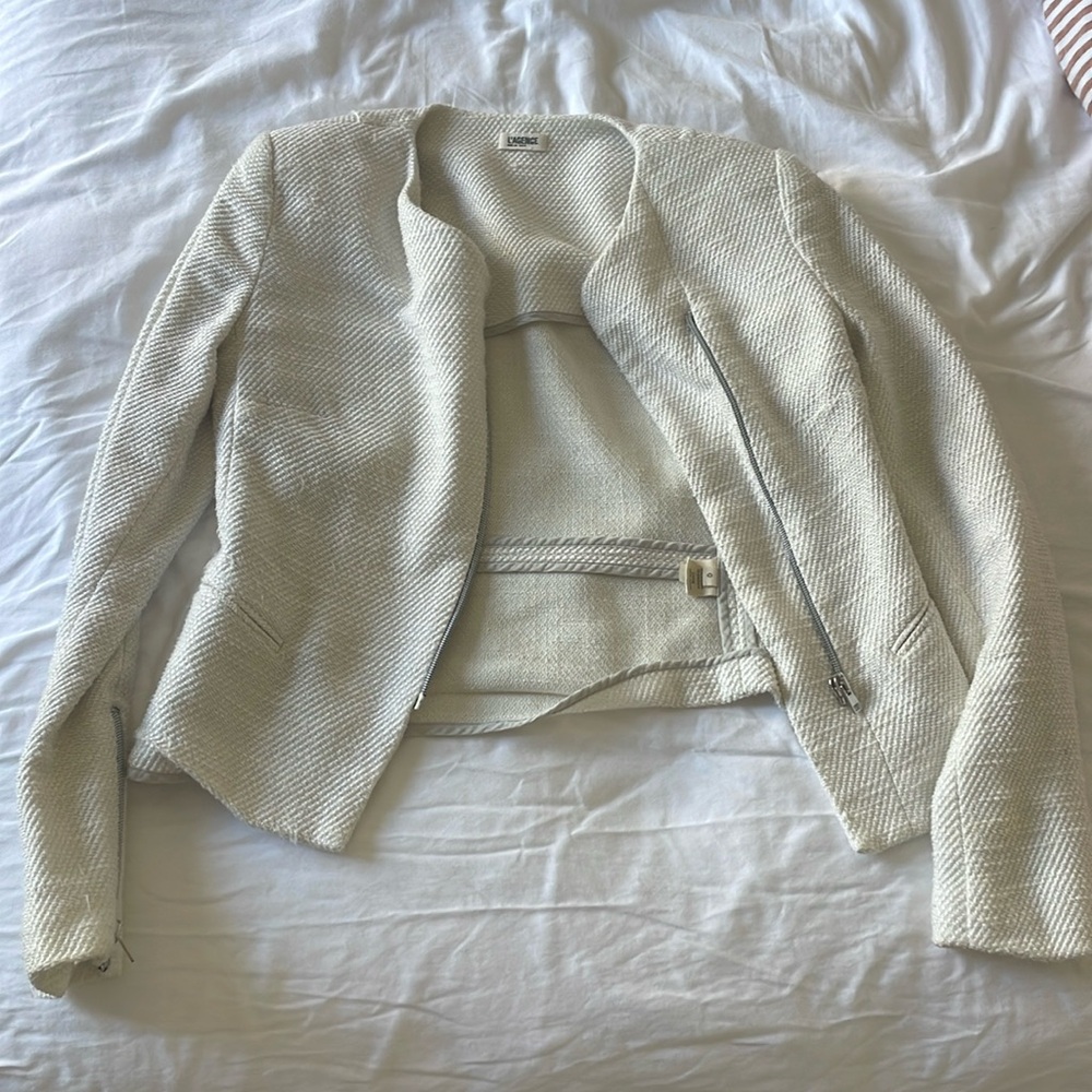 L’Agence Cropped Fitted Jacket